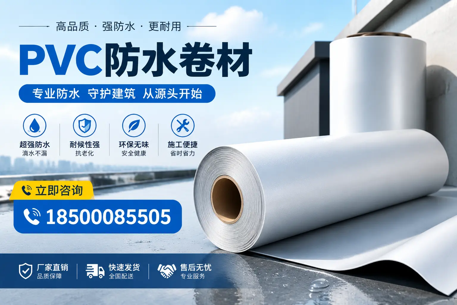 如何评估PVC防水卷材的性价比?临夏消费者必看
